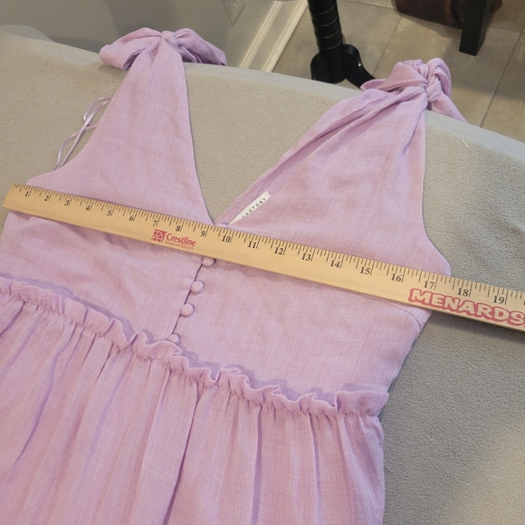 English Factory Purple Lilac Maxi Dress Size Small - Picture 6 of 8